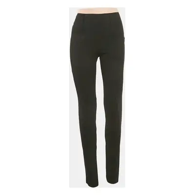 Gucci Black Logo Waistband Jersey Leggings