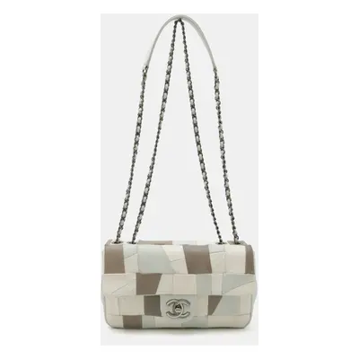 Chanel Multicolour Leather Patchwork Coco Mark Chain Shoulder Bag