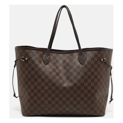 Louis Vuitton Damier Ebene Canvas Neverfull GM Bag