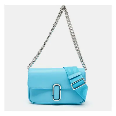 Marc Jacobs Blue Leather The J Marc Shoulder Bag