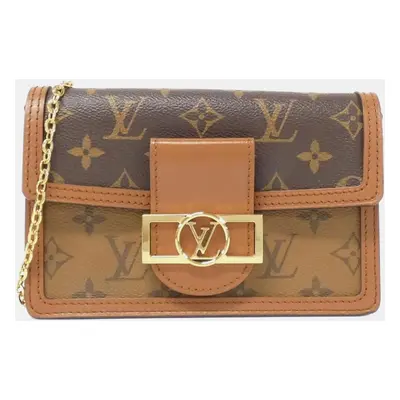 Louis Vuitton Monogram Reverse Dauphine Mini Shoulder Bag