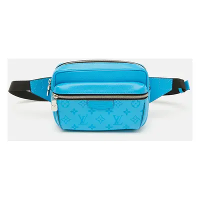 Louis Vuitton Blue Monogram Canvas and Leather Taigarama Outdoor Bumbag