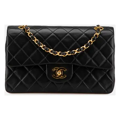 Chanel Black Small Classic Lambskin Double Flap