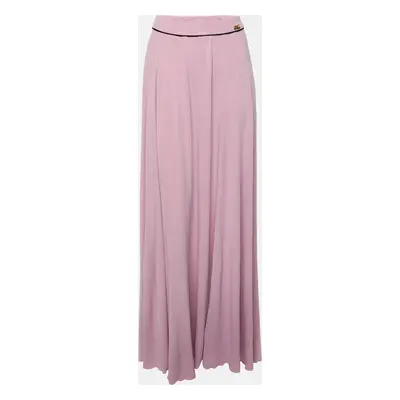 Class by Roberto Cavalli Pink Viscose Maxi Skirt