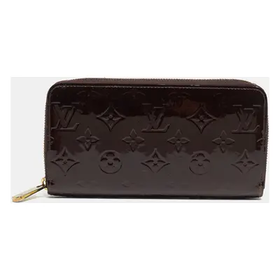 Louis Vuitton Amarante Monogram Vernis Zippy Wallet