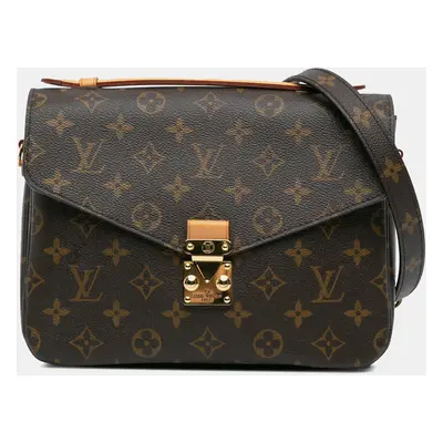 Louis Vuitton Brown Monogram Pochette Metis