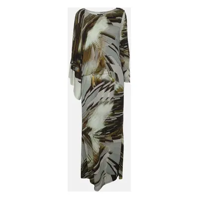 Class by Roberto Cavalli Green Viscose Maxi Dress