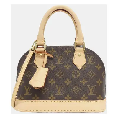 Louis Vuitton Brown Canvas Monogram Alma BB Handbag