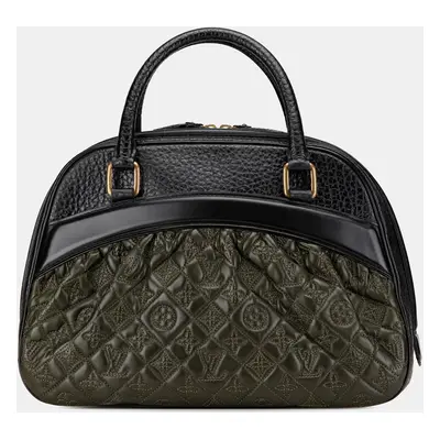 Louis Vuitton Black Green Monogram Mizi Vienna