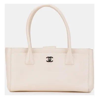 Chanel Beige Small Calfskin Executive Cerf Tote