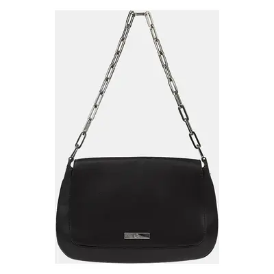 Gucci Black Calfskin Leather Chain Handbag