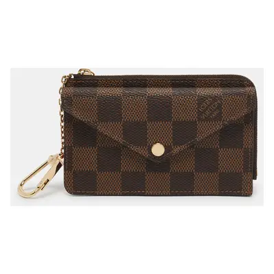 Louis Vuitton Damier Ebene Canvas Recto Verso Card Holder