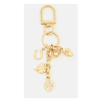 Tory Burch Gold Tone Key Ring