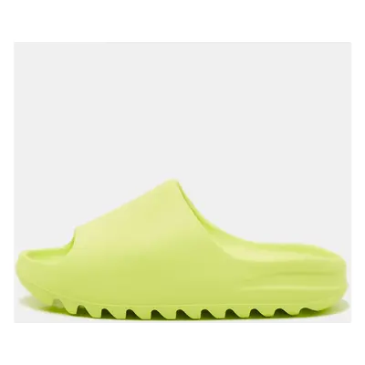 Yeezy x Adidas Neon Green Rubber Glow Green Slides Size