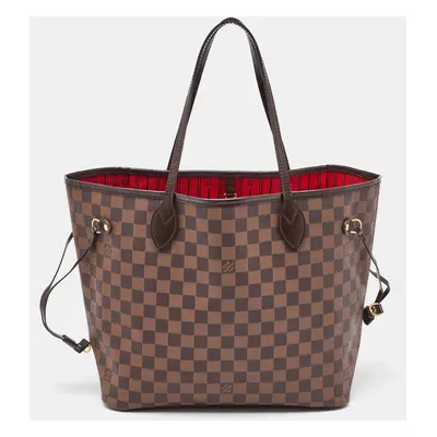 Louis Vuitton Damier Ebene Canvas Neverfull MM Bag