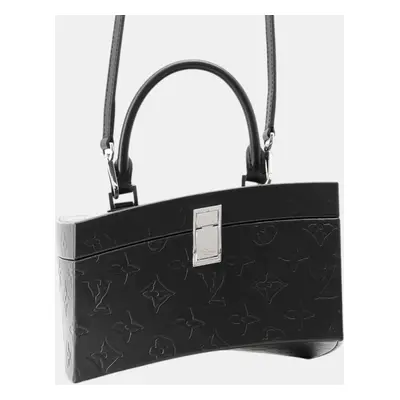 Louis Vuitton Noir Monogram Twisted Box Bag