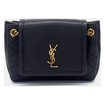 Saint Laurent Paris Black Leather Norita Mini Crossbody Bag