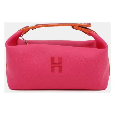 Hermes Hibiscus Canvas Bride-a-Brac PM Bag