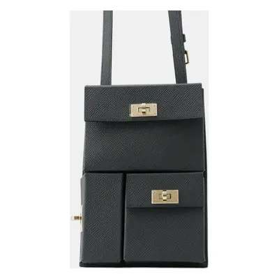 Hermes Grimist Epsom Leather Kelly Multi Pocket Bag