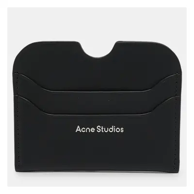 Acne Studios Black Leather Card Holder