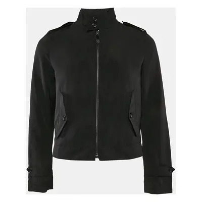 Burberry London Black Synthetic Zip-Up Jacket