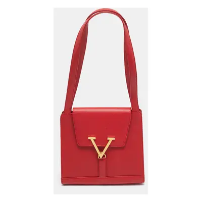 Valentino Red Leather Vintage Satchel