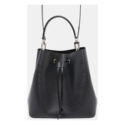 Louis Vuitton Noir Epi Leather Neonoe Bucket Bag