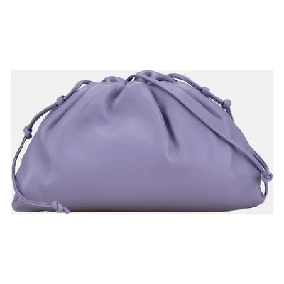 Bottega Veneta Purple Lambskin The Mini Pouch