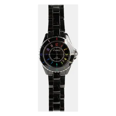 Chanel Black Ceramic J12 H7122 Automatic Men's Wristwatch mm