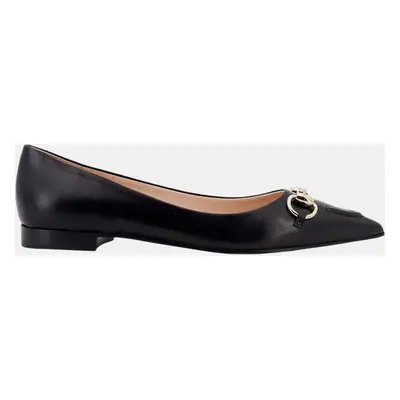 Gucci Black Leather Ballerinas EU