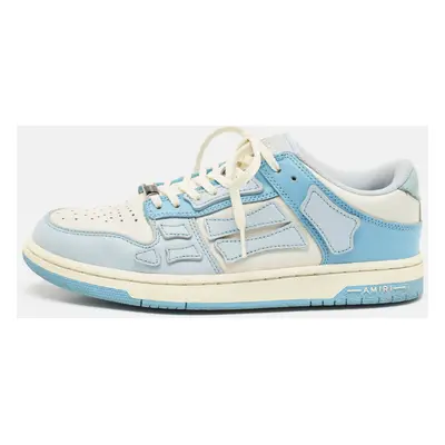 Amiri Blue/White Leather MA-1 Low Top Sneakers Size