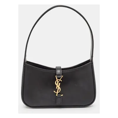 Saint Laurent Black Leather Mini LE À Bag