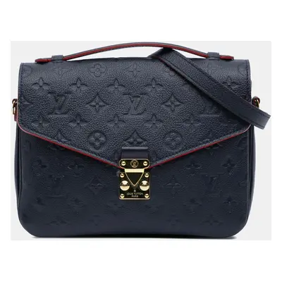 Louis Vuitton Blue Monogram Empreinte Pochette Metis