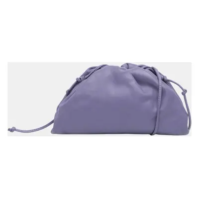 Bottega Veneta Purple Lambskin The Mini Pouch