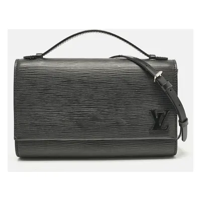 Louis Vuitton Black Epi Leather Clery Pochette Bag