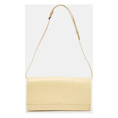 Louis Vuitton Vanilla Epi Leather Honfleur Clutch Bag