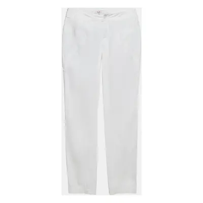 Versace Jeans Couture White Cotton Trousers