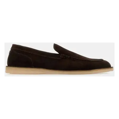 Dolce & Gabbana Ebony Chocolate Suede New Florio Loafers Men’s IT 41.5