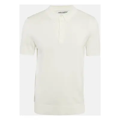 Neil Barrett White Jersey Polo T-Shirt