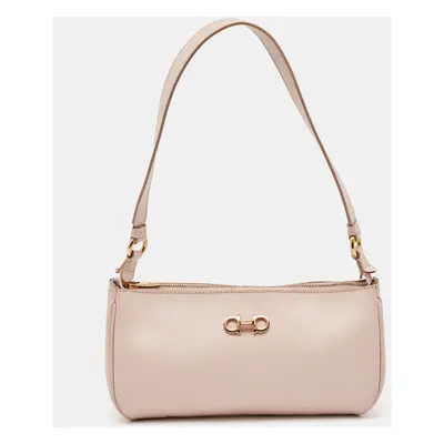 Salvatore Ferragamo Blush Pink Leather Lisetta Shoulder Bag