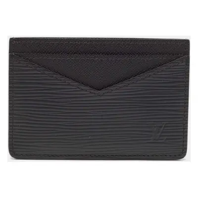 Louis Vuitton Black Epi Leather Neo Card Holder