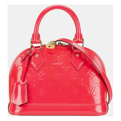 Louis Vuitton Pink Monogram Vernis Alma BB