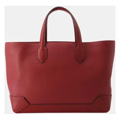 Hermes Maxibox Cabas Rouge Grenat Evercolor Epsom Bag