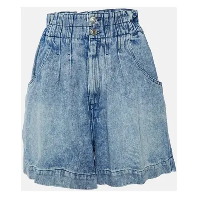 Isabel Marant Etoile Blue Denim Eliasticised Waist Shorts