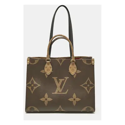 Louis Vuitton Monogram Giant Reverse Canvas Onthego MM Bag