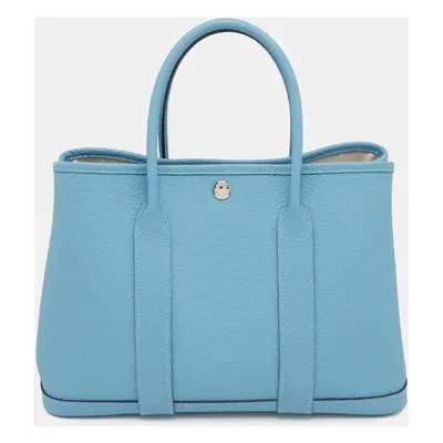 Hermes Garden Party Bleu Du Nord Country Leather Size Tpm