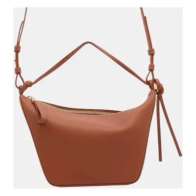 Loewe Tan Leather Hammock Hobo Bag