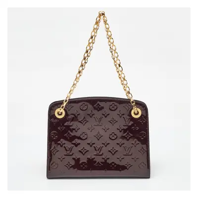 Louis Vuitton Amarante Monogram Vernis Virginia MM Bag