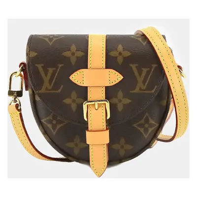 Louis Vuitton Brown Canvas Micro Chantilly Shoulder Bags