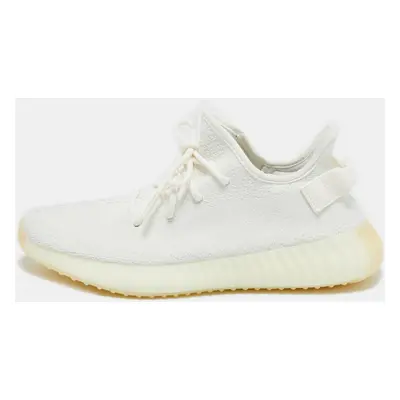 Yeezy x Adidas White Knit Fabric Boost V2 Cream Sneakers Size 2/3